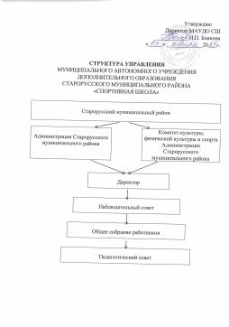 Структура управления МАУДО СШ